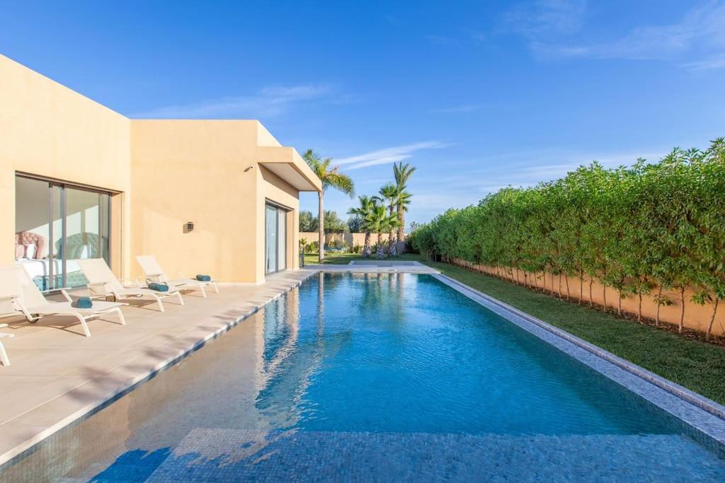 Villa Hawai, Ss Vis A Vis Avec Espace De Sport , Piscine Chauffee Marrakesh Buitenkant foto
