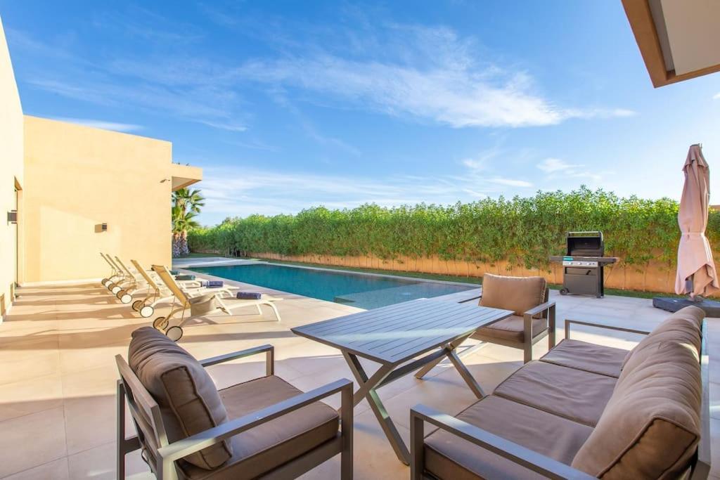 Villa Hawai, Ss Vis A Vis Avec Espace De Sport , Piscine Chauffee Marrakesh Buitenkant foto